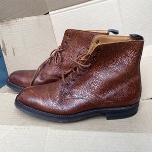 Crockett & Jones Barnwell Pebbled Ankle Boot